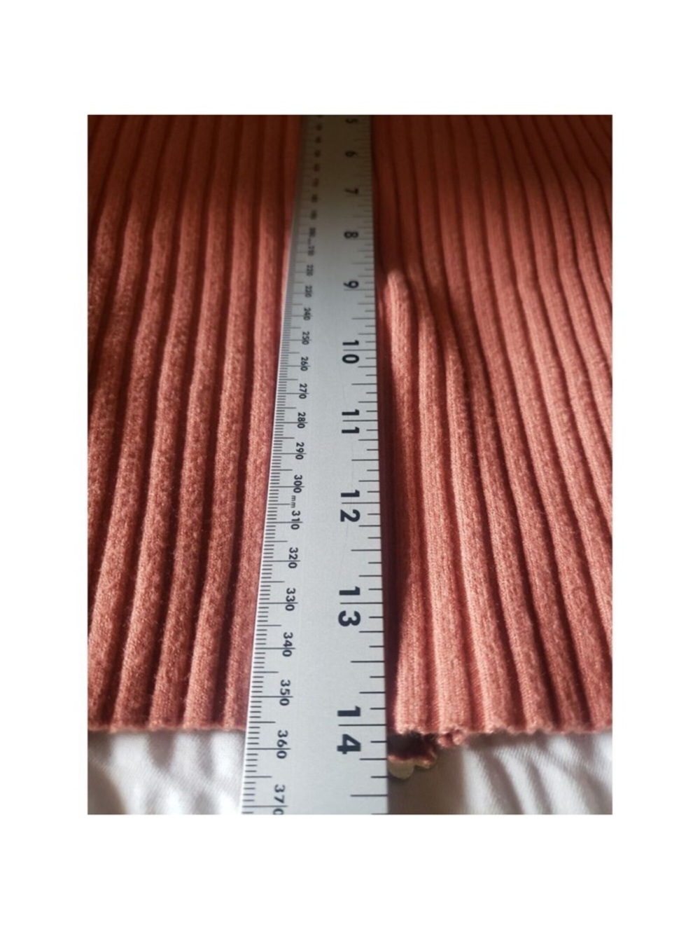 Altar'd State Rust Pink Ribbed Zip-Front Cropped Cardigan Medium - Picture 8 of 8